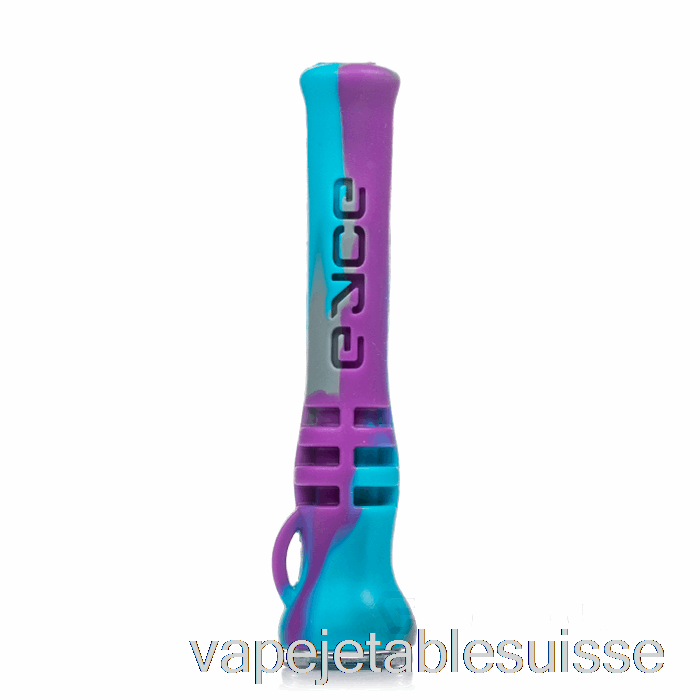 Vape Suisse Eyce Shorty Silicone Chillum Mermaidpur (bleu/gris/violet)